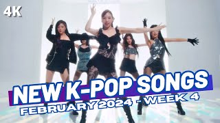 NEW KPOP SONGS  FEBRUARY 2024 WEEK 4 [upl. by Ennylyak643]