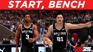 NBA 2K25 MY CAREER PS5  Agawan sa starting role Ep 2 [upl. by Wildermuth569]