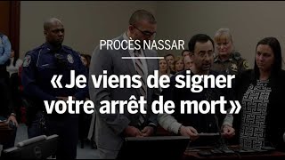 « Je viens de signer votre arrêt de mort »  retour en images sur le procès de Larry Nassar [upl. by Silva]