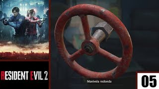 Manivela redonda  Guía Resident Evil 2 Remake  Partida 1 Leon 05 [upl. by Htennek]