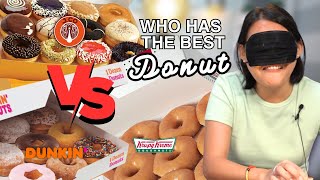 Dunkin vs JCo vs Krispy Kreme  Who has the best DONUTS  Lets Find Eat [upl. by Stargell]