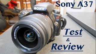 Sony Alpha A37 Review  Test [upl. by Werra]