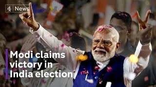 India Election Modi wins but BJP shocked by loss of majority [upl. by Keyser682]