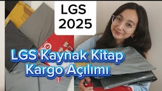 LGS 2025 Kaynak Kitap Kargo Açılımı Kaynak Kitaplarım lgs2025tayfa [upl. by Dao]