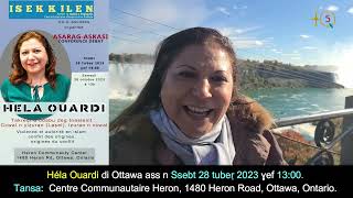 quot Takreḍt d udabu deg tneslemt Ccwal n yiẓuran iẓuran n ccwalquot Ssebt 28 Tuber ɣef 1300 di Ottawa [upl. by Omer361]