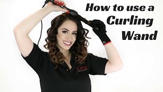 How to use a Curling Wand [upl. by Bigg]