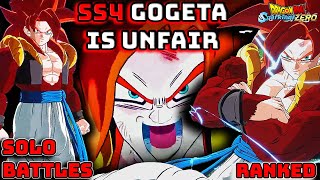 DRAGON BALL Sparking ZERO  SS4 Gogeta Is UNFAIR in Ranked  Solo Battle  PS5 [upl. by Nerok411]