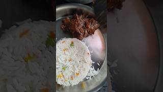 Fried rice amp chilli chicken youtubeshorts food tasty recipe foodie chillichicken shorts [upl. by Jori374]