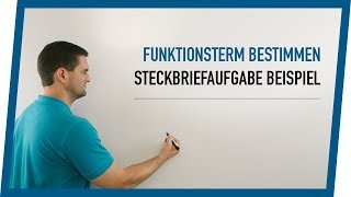 Funktionsterm bestimmen mit Bedingungen Steckbriefaufgabe  Mathe by Daniel Jung [upl. by Dillon999]