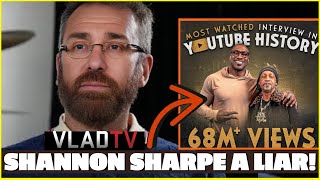 DJ Vlad Calls Shannon Sharpe A LIAR amp Hates On Katt Williams Interview [upl. by Yanej]