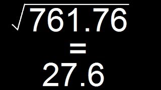 Finding Square root of a decimal number  More than million views [upl. by Yvan446]