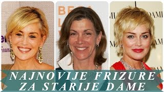 Najnovije frizure za starije dame [upl. by Stauder]