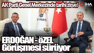 Cumhurbaşkanı Erdoğan CHP Lideri Özgür Özel’i Kabul Ediyor [upl. by Adnamal322]