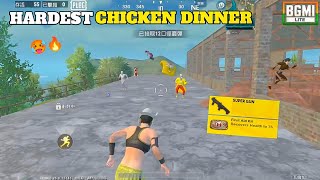 Hardest Chicken Dinner🥵  1v4  BGMI Lite PUBG Lite [upl. by Hilton]