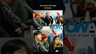 Jhope staring at interviewer girl 😎😉 pls like amp sub btsshorts shorts btsedits btsforever [upl. by Rolandson370]