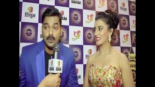 IBFA 2017  IBFA RED CARPET SEG 02  PAWAN SINGH AND AKSHARA SINGH IN IBFA LONDON 2017 [upl. by Reiko]