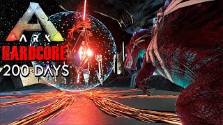 I Survived 200 Days In Hardcore Ark Survival Evolved The Island [upl. by Annocahs]