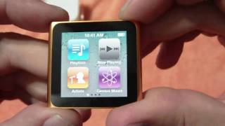 Apple iPod Nano 6G 16GB Orange Unboxing Video [upl. by Enelehcim26]