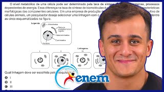 ENEM 2018  O nível metabólico de uma célula pode ser determinado pela taxa de síntese de RNAs [upl. by Adiaros]