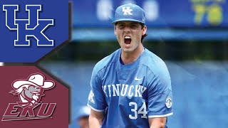 Eastern Kentucky vs 23 Kentucky Baseball Highlights EXCITING GAME College Baseball Highlights2023 [upl. by Stedt308]