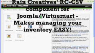 Virtuemart Tutorial  Using CSV Templates  Killer Joomla Component [upl. by Haizek]