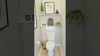 MASTER BATHROOM WATER CLOSET MAKEOVER homedecor bathroom bathroomdesign bathroomdesignideas [upl. by Kopaz]