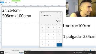 convercion de pulgadascentimetrosmetros [upl. by Groscr]
