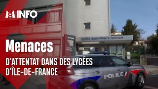 Des menaces de décpitation envoyées à des lycées dïledeFrance [upl. by Farrow]