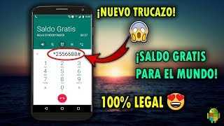 Como TENER SALDO GRATIS ILIMITADO En Cualquier Celular Y Sin Ninguna Aplicación 2022 [upl. by Anaahs839]