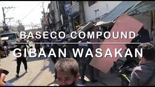 Baseco compound winasak ang mga bahay sa bangketa wasak na wasak tlga [upl. by Sucramat]