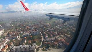 Slijetanje na Sarajevski Aerodrom s Turkish Airlines Nezaboravan Let 11042022 [upl. by Crystal612]