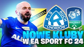 NOWE KLUBY KTÓRE ZOBACZYMY W EA SPORTS FC 24 FIFA 24 [upl. by Nimajaneb14]