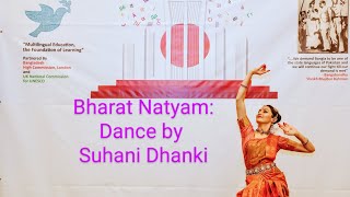 Bharat Natyam Dance performance by Suhani Dhanki a BritishIndian dance artist [upl. by Curhan]