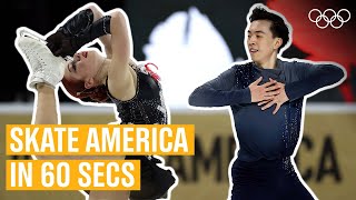 Vincent Zhou wows at Skate America ⛸️ [upl. by Orlanta]