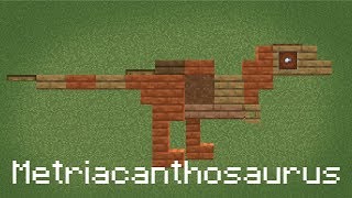 Minecraft  How To Build Metriacanthosaurus [upl. by Okin]