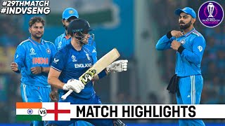 India vs England World Cup 2023 29th Match Highlights 2023  IND vs ENG 29th ODI Highlights [upl. by Sussi822]