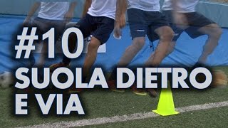 FINTA  10  SUOLA DIETRO E VIA Cristiano Ronaldo Chop [upl. by Ahsinel56]