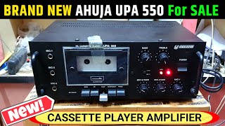 Unisound Upa 550 Cassette amplifier Unboxing and Review  Ahuja Upa 550 Cassette Amplifier For Sale [upl. by Adamsun]