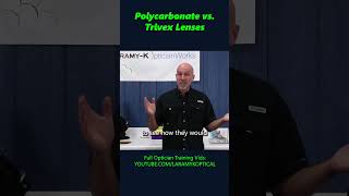 Polycarbonate vs Trivex Lenses [upl. by Rahas]