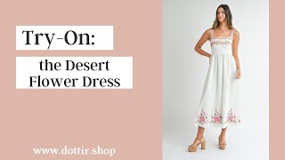 TryOn the Desert Flower Dress [upl. by Andonis]