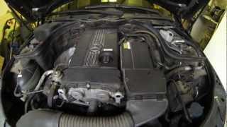 Mercedes C200 kompressor cold start [upl. by Irihs]