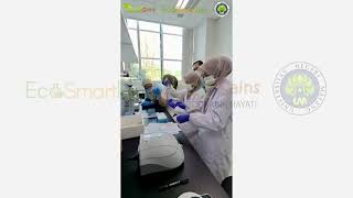 ECOSMARTLAB PELATIHAN RT PCR  UNIVERSITAS NEGERI MALANG sains lab trending trend fyp [upl. by Anaujd552]