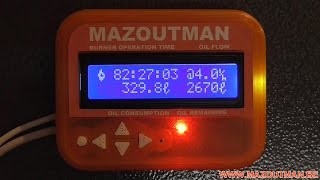 Heating Oil Consumption Meter Logger  Mister Oil Meter for USA  MAZOUTMAN in EUROPE [upl. by Nodnek]