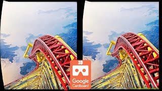 3D Roller Coasters S VR Videos 3D SBS Google Cardboard VR Experience VR Box Virtual Reality Video [upl. by Annora709]