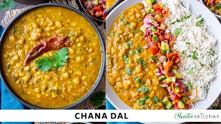 Chana Dal Recipe  Punjabi Chana Daal Fry  Easy Split Chickpea Curry [upl. by Gene]