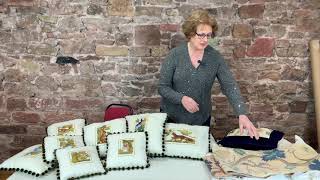 Sunday Antique Crewel Work Collection Video 34  Colours of the Arts amp Crafts Movement [upl. by Cal]