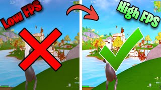 Fixing FPS Drops In Fortnite The Complete Guide [upl. by Gothart]