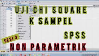 Uji Chi Square K Sampel Non Parametrik [upl. by Idihsar]