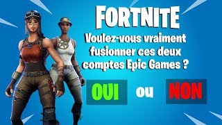 TUTO  FUSIONNER DEUX COMPTES FORTNITE PC PS4 XBOX SWITCH MOBILE [upl. by Guyon]