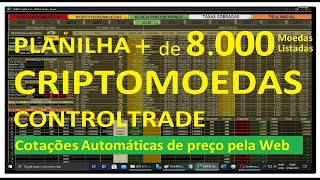 CRIPTOMOEDAS  PLANILHA DAY TRADE MODULO CRIPTOMOEDAS [upl. by Bobbee886]